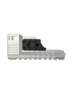 CTM Tactical Extended rail blast shield for AAP-01 - Silver - obrazek 2