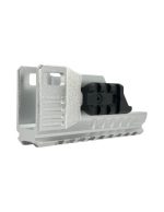 CTM Tactical Extended rail blast shield for AAP-01 - Silver