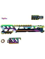 CTM tactical FUKU-2 CNC upper set - short cut out for AAP-01 - Electroplated Chameleon - obrazek 6