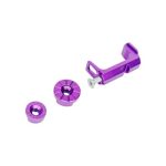 CTM tactical Fuku-2 Frame CNC Magazine Release Set for AAP-01 - Purpel
