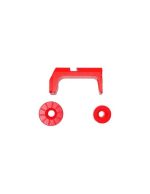 CTM tactical Fuku-2 Frame CNC Magazine Release Set for AAP-01 - Red - obrazek 2