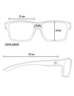 Magpul EXPLORER Black polarized mirror lenses Gray - obrazek 2