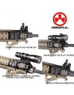 Magpul Rail Light Mount Left - Black - obrazek 3
