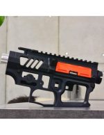 Mancraft M4 - AR15 CNC Skeleton Body - Black/Red - obrazek 2