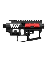 Mancraft M4 - AR15 CNC Skeleton Body - Black/Red