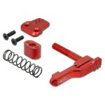 Maxx Model CNC advanced Magazine Release Style A for MTW M4 - Red