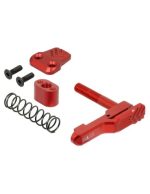 Maxx Model CNC advanced Magazine Release Style A for MTW M4 - Red