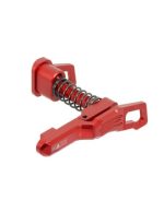 Maxx Model CNC advanced Magazine Release Style B for MTW M4 - Red