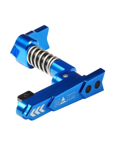 maxx-model-cnc-aluminum-advanced-magazine-release-style-a-blue Maxx Model CNC Aluminum Advanced Magazine Release Style A (Blue) - obrazek 1