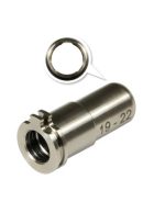 Maxx Model CNC Titanium Adjustable Air Seal Nozzle 19mm - 22mm for AEG