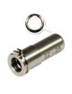 Maxx Model CNC Titanium Adjustable Air Seal Nozzle 22mm - 25mm for AEG