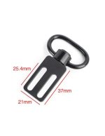 METAL Sling Mount 2 To 1 Point Triglide - Black - obrazek 4