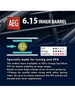 PDI 6.15 Precision Inner Barrel for AEG 407mm - obrazek 2