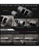 PDI FTE Muzzle Brake for AEG CCW - obrazek 2
