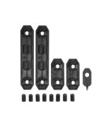 PTS EP Series - M-LOK Rail Cover 2 short & 2 Long Set - Black - obrazek 2