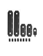 PTS EP Series - M-LOK Rail Cover 2 short & 2 Long Set - Black