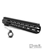 PTS Griffin Armament SR-Rigid M-Lok Handguard 12.5inch - Black