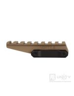 PTS Unity Tactical FAST Optic Riser (Polymer) - Dark Earth