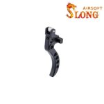SLONG AIRSOFT 45degrees CNC Curved trigger for VSR-10 - Black
