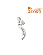 SLONG AIRSOFT 45degrees CNC Curved trigger for VSR-10 - Silver - obrazek 2