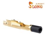 SLONG AIRSOFT Bolt carrier with extension for Tokyo Marui M4 MWS GBBR - Gold