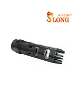 Slong airsoft  Flash hider window breeze - BK - obrazek 2