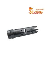 Slong airsoft  Flash hider window breeze - BK