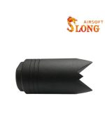 Slong airsoft  Flash hider window breeze Type A - BK - obrazek 2