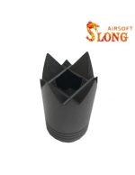 Slong airsoft  Flash hider window breeze Type A - BK