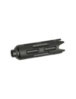 SLONG AIRSOFT KING Silencer 14mm CCW - 128mm - obrazek 2