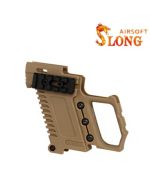 SLONG AIRSOFT Kit G-Kriss XI for Glock / Hi-capa - Brown