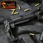 SLONG AIRSOFT Ngel of Death stock for M4 AEG / GBB - Black