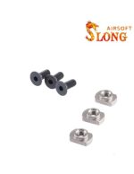 SLONG AIRSOFT Rail M-lok CNC 128mm - Black - obrazek 2