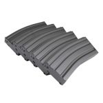 S&T 120rds metal magazine for M4 AEG (set of 5) - Grey