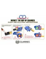 TTI INFINITY CNC TDC Hop-Up Chamber for Tokyo Marui M4 MWS series - Black - obrazek 2