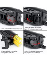 WADSN T-A HL Gun Light Type B  - Black - obrazek 8
