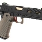KJ Works KP-19S Full Metal GBB Pistol Black/Tan