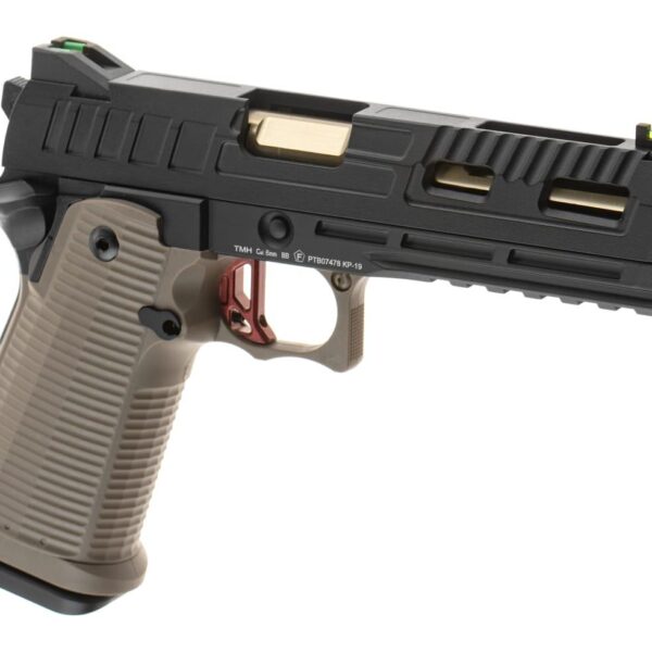 KJ Works KP-19S Full Metal GBB Pistol Black/Tan