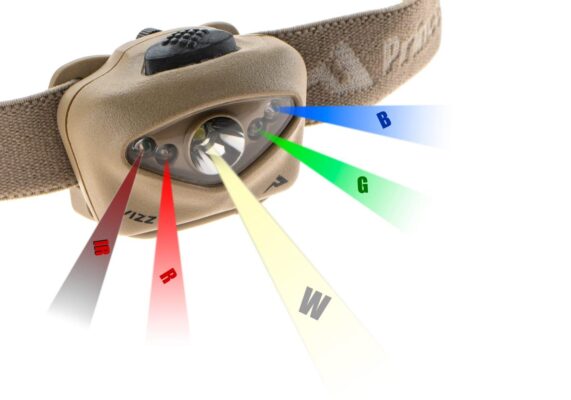 Princeton Tec Vizz Tac Headlamp Tan - obrazek 7