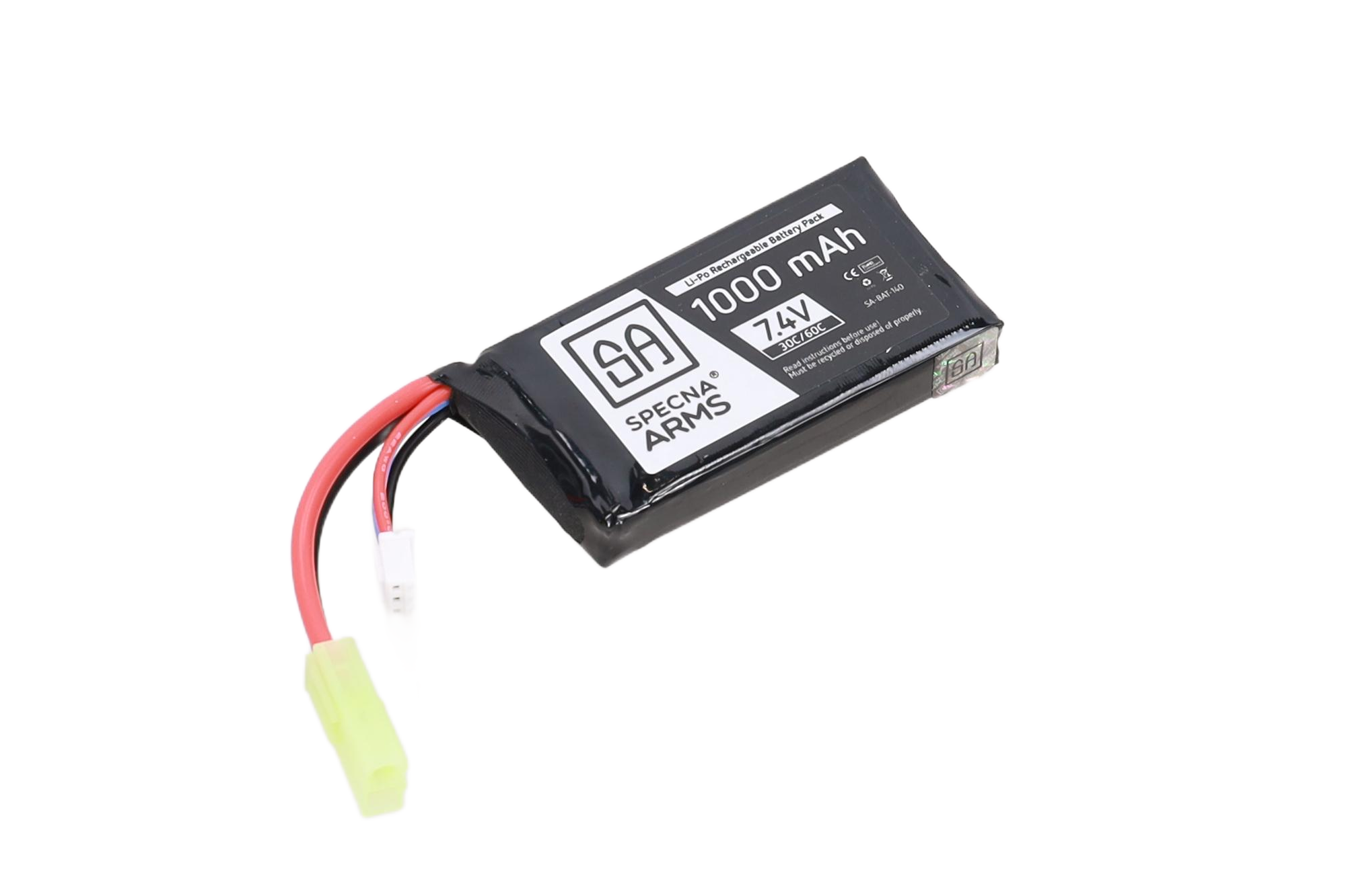 asgbox.pl - Specna Arms akumulator LiPo 7.4V 1000mAh 30C/60C PEQ Tamiya mini asgbox.pl - Specna Arms akumulator LiPo 7.4V 1000mAh 30C/60C PEQ Tamiya mini