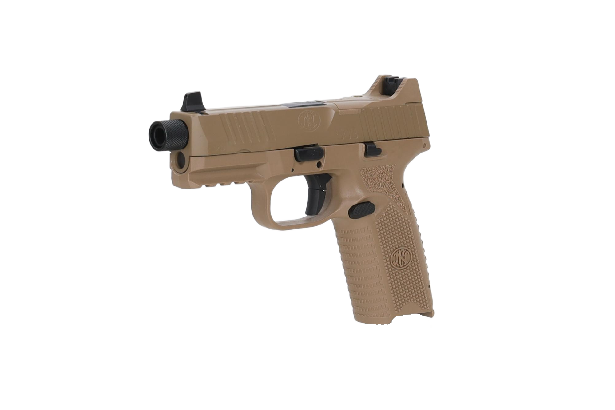 19206304f340e315373772f39ff654addf6e3161_EMG_02_049871_07 FN Herstal x Cybergun FN 509 Pistolet GBB (Optics/Suppressor Ready) - Flat Dark Earth - obrazek 4
