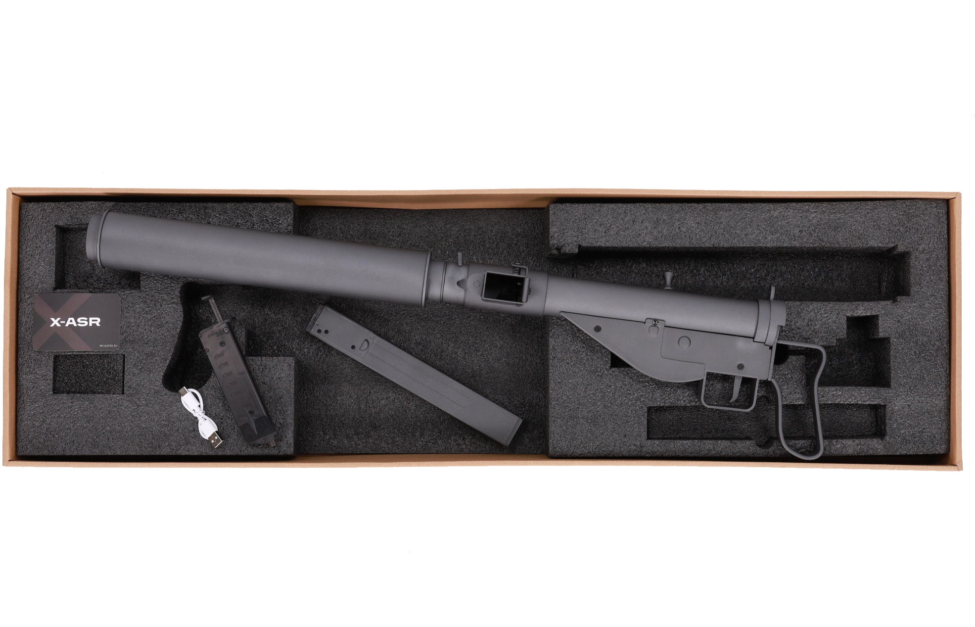 1e4fa2839934c592b8a0c83775b7e389980bc22a_SPE_01_048918_19 Specna Arms Sten MK.II(S) Command Grip RETRO Pistolet maszynowy AEG (X-ASR/Tracer) - obrazek 3