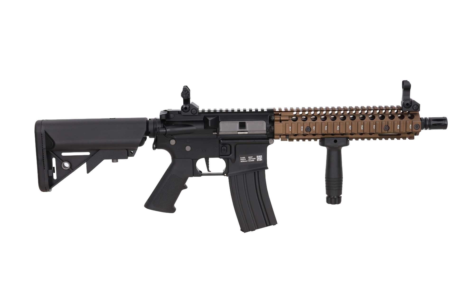 325f8e2676aac17f07c6df4a911899cde4d40489_SPE_01_048889_04 Colt x Daniel Defense MK18 SA-E19 EDGE Gen.2 Karabin szturmowy AEG 10.5" - Chaos Bronze - obrazek 3