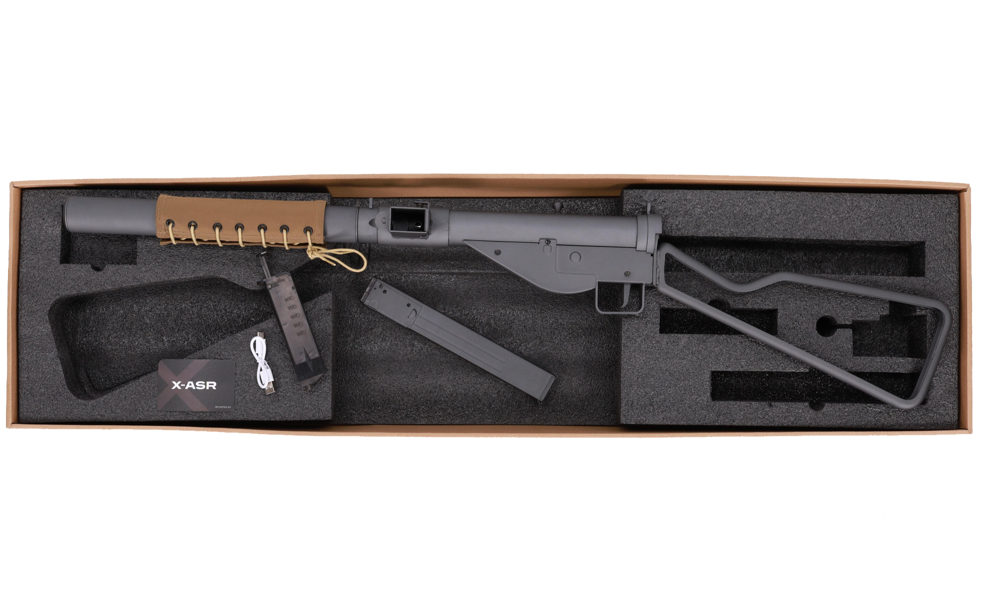 437e3985e006e4ae7c44992cc9a61e2dd0e4c6f3_SPE_01_048917_20 Specna Arms Sten MK.II(S) RETRO Pistolet maszynowy AEG (X-ASR/Tracer) - obrazek 4