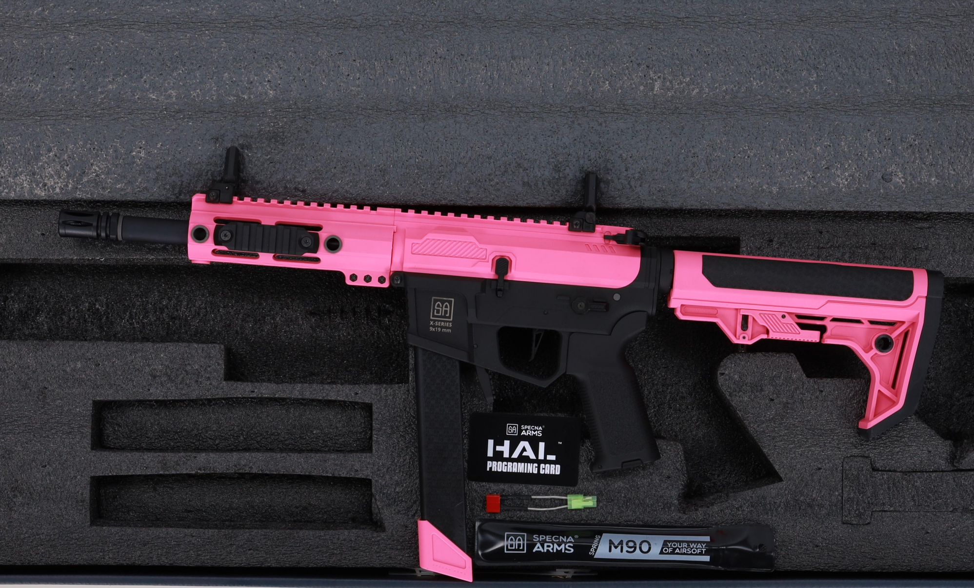 4d57783a63475b4282d9d9251bebcd6430f25602_SPE_01_048688_18 Specna Arms M4/AR15 SA-FX01 FLEX Gen.2 Karabinek szturmowy AEG 9" - Różowy - obrazek 2