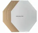asgbox.pl - Range Solution IPSC Mini tarcza 50 szt. - Brązowo-białe