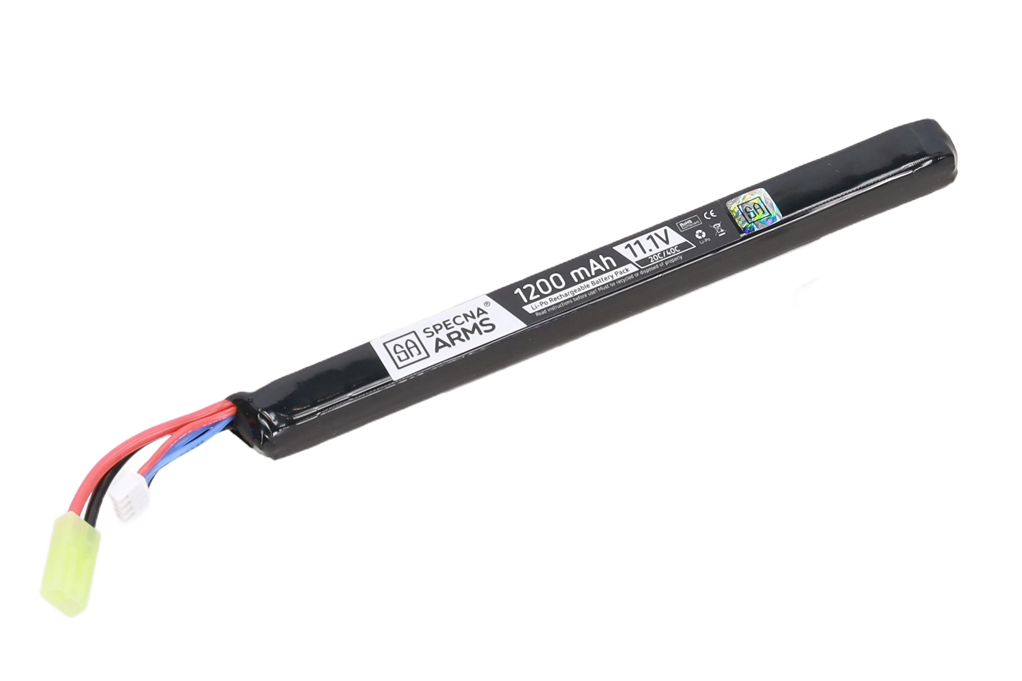 asgbox.pl - Specna Arms akumulator LiPo 11.1V 1200mAh 20C/40C pod pokrywę repliki AK Tamiya mini asgbox.pl - Specna Arms akumulator LiPo 11.1V 1200mAh 20C/40C pod pokrywę repliki AK Tamiya mini