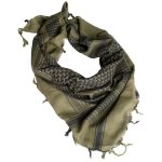 MIL-TEC Palestine / Shemagh 110x110 cm - Green / Black - obrazek 2