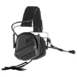 EARMOR M32 PLUS SET Electronic Tactical Headset with Helmet Mount – Black - obrazek 4