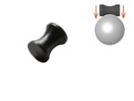 AirsoftPro Molded Pressure Hop-up Roller (type H) - obrazek 2